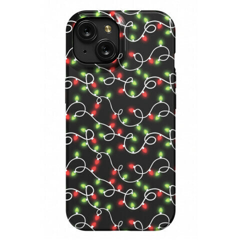 Christmas Lights Pattern Phone Case